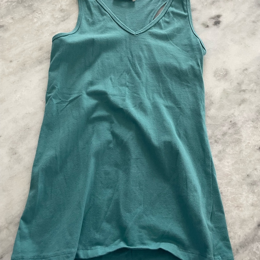 Zenana Outfitters Teal Tank Top